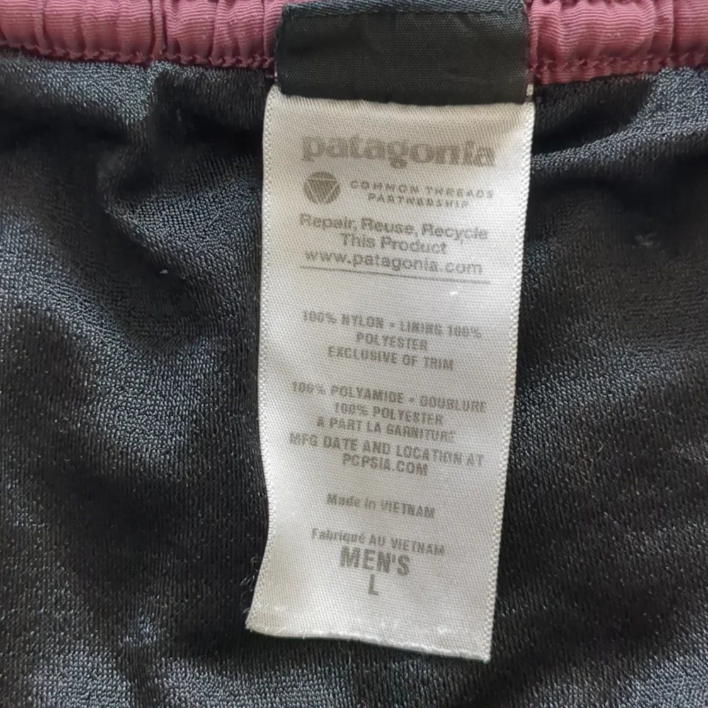 Patagonia Baggies Shorts Men's XL 6" Inseam 32" Waist Lined Maroon - Picture 8 of 8